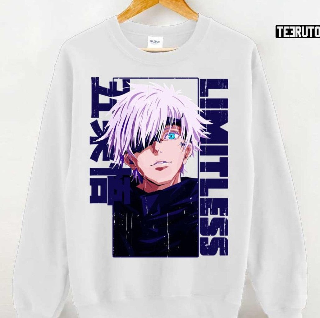 Satoru Gojo Anime Character Limitless Unisex T-Shirt