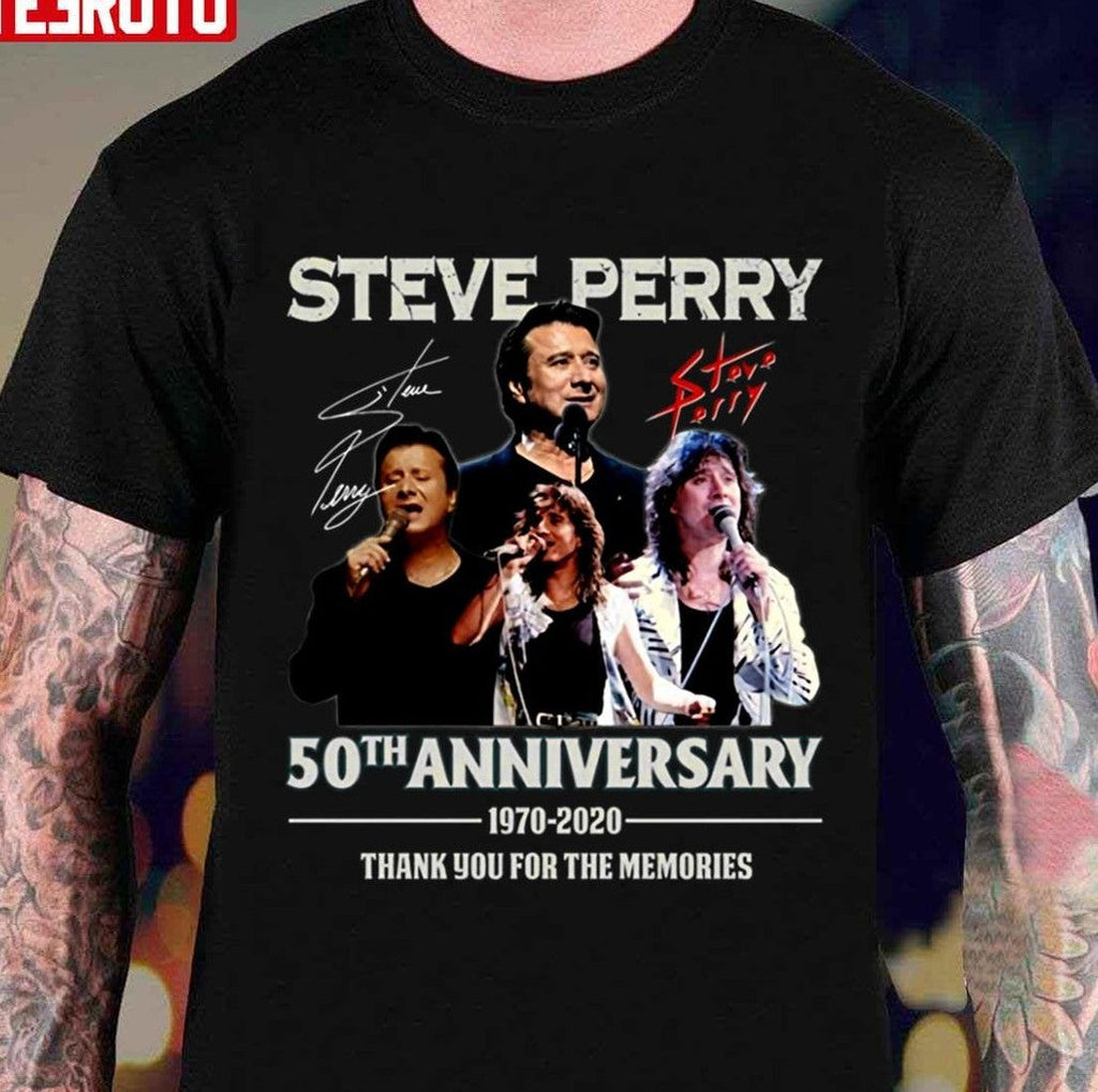 Steve Perry 50th Anniversary 1970-2020 Thank You For The Memories Unisex T-Shirt