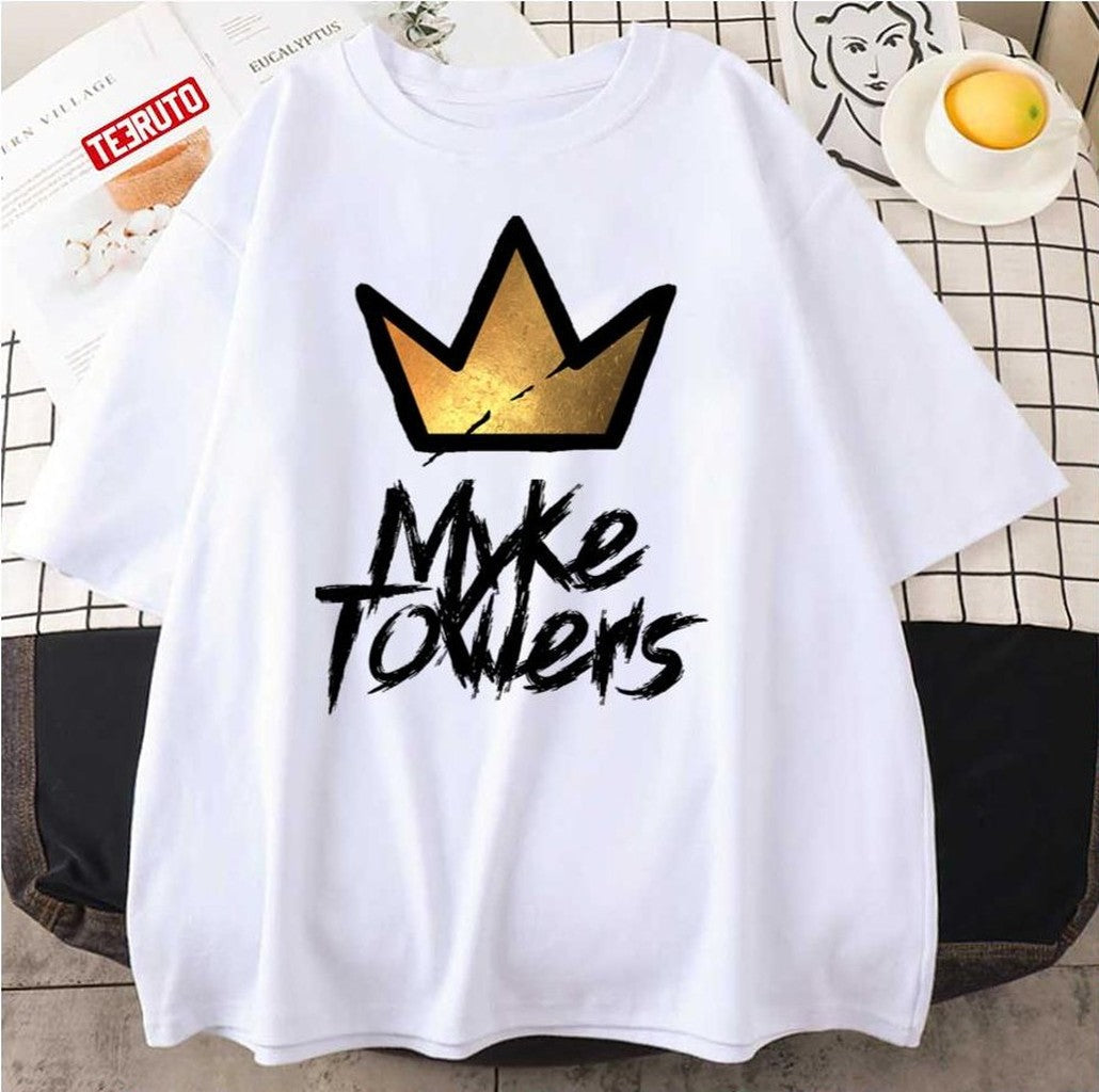Myke Towers Tag &amp; Graffiti Crown Unisex T-Shirt