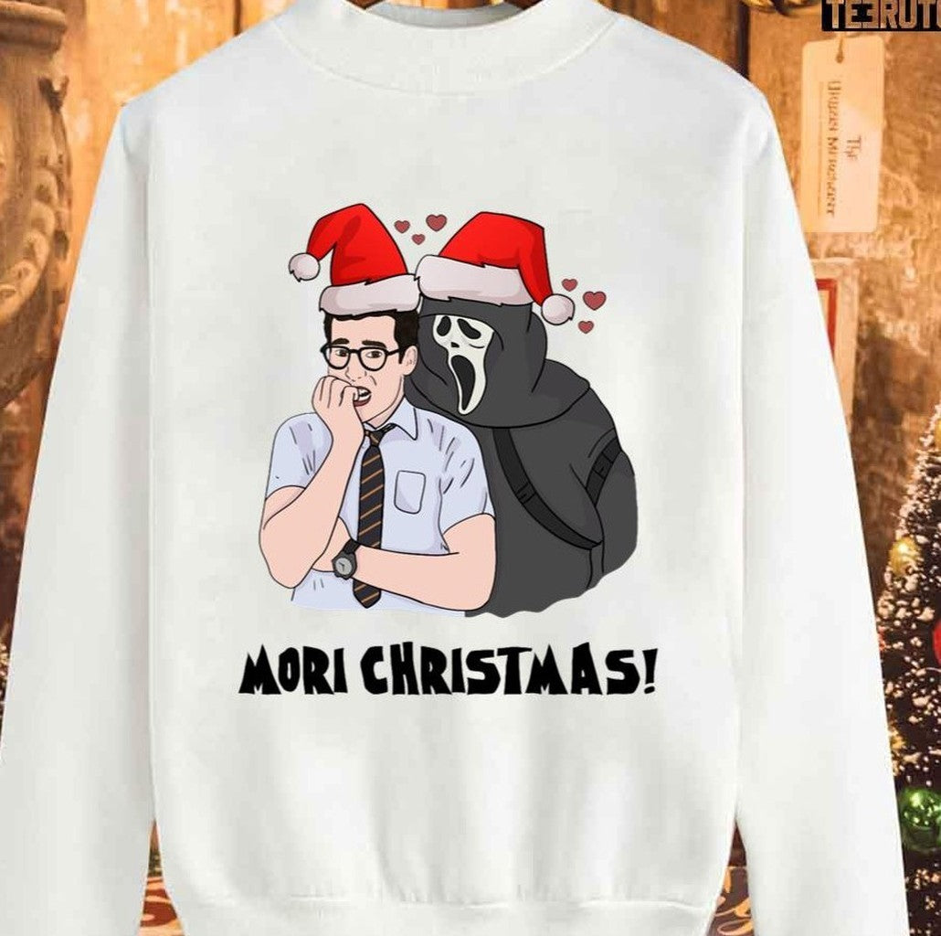 Mori Christmas Dwight Fairfield Ghostie Unisex Sweatshirt