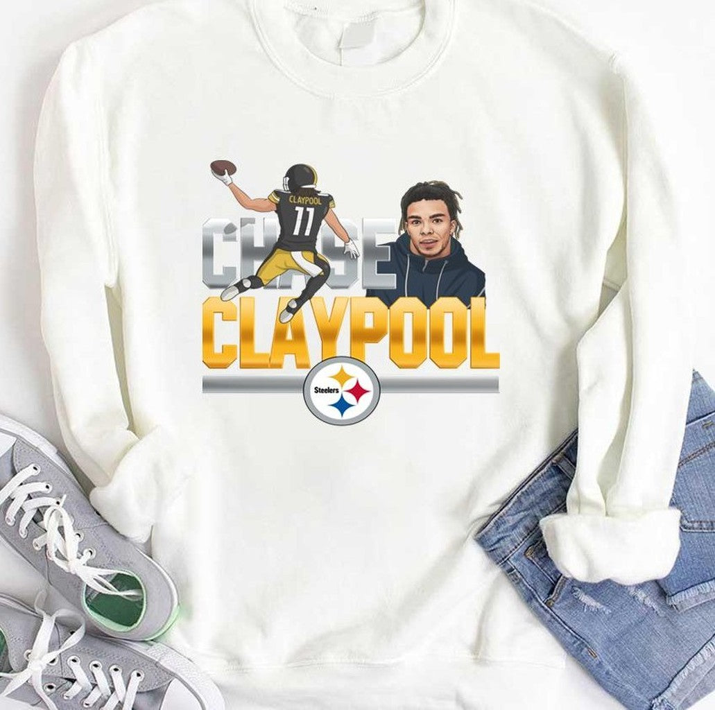 Portrait Chase Claypool Football Unisex Hoodie