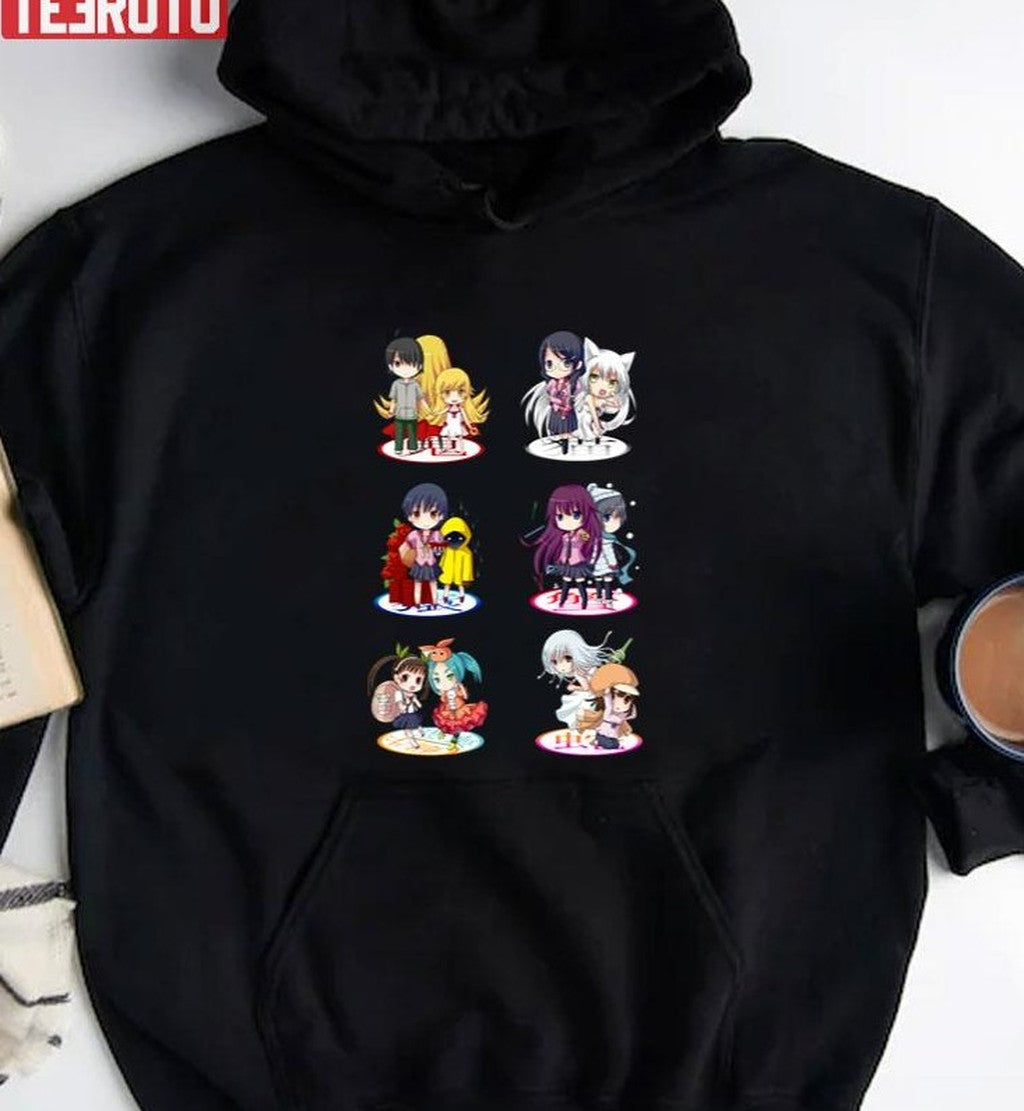 Bakemonogatari Pack 3 Unisex T-Shirt