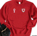Qatar 2022 World Cup Wales Football Yma O Hyd We Are Still Here Come On Cymru Unisex Sweatshirt