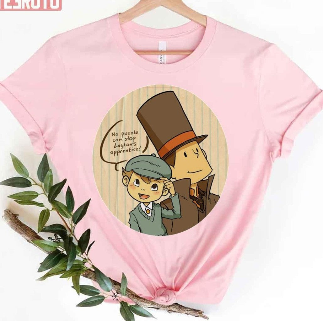 Professeur Layton And Cute Luke Unisex T-Shirt