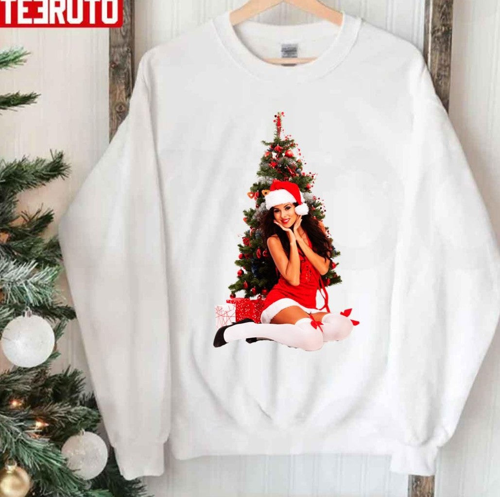 Santa Girl Christmas 2023 Unisex Sweatshirt