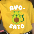 Avogato Avocado Cinco De Mayo Cat Unisex T-Shirt