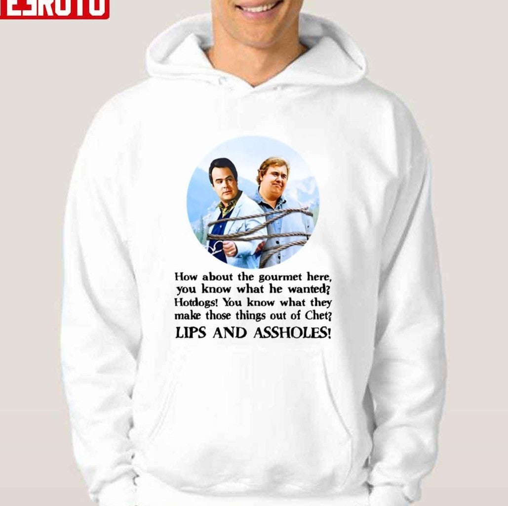 The Great Outdoors Movie Quote Lips And Hotdogs Unisex T-shirt