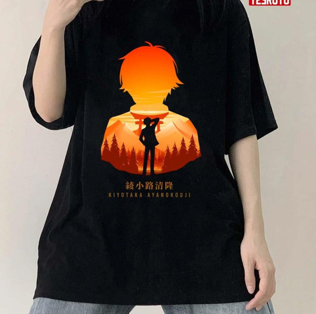 Silhouette Art Kiyotaka Ayanokoji Classroom Of The Elite Unisex T-Shirt