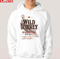 Retro Wild Turkey Kentucky Straight Bourbon Whiskey Unisex Hoodie