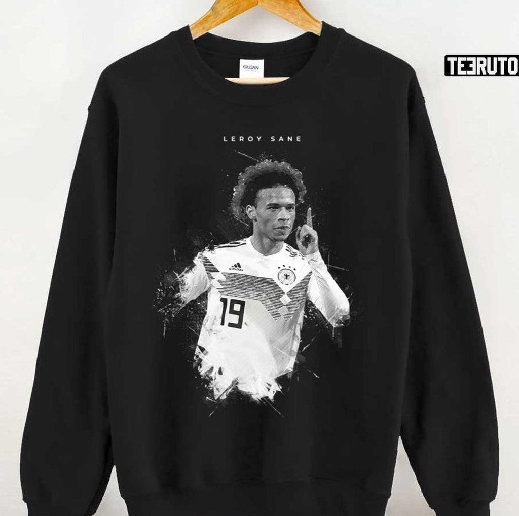 Portrait Football Leroy Sane Art Unisex Sweatshirt