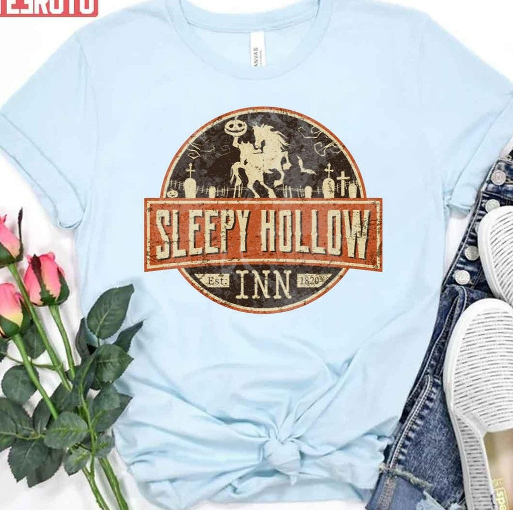 Sleepy Hollow Inn Halloween Headless Horseman Unisex T-Shirt