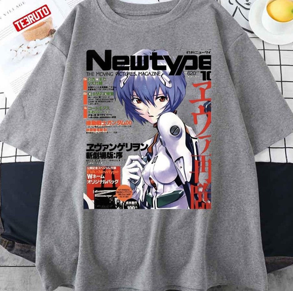 Nge Rei Ayanami Anime Magazine Unisex T-Shirt