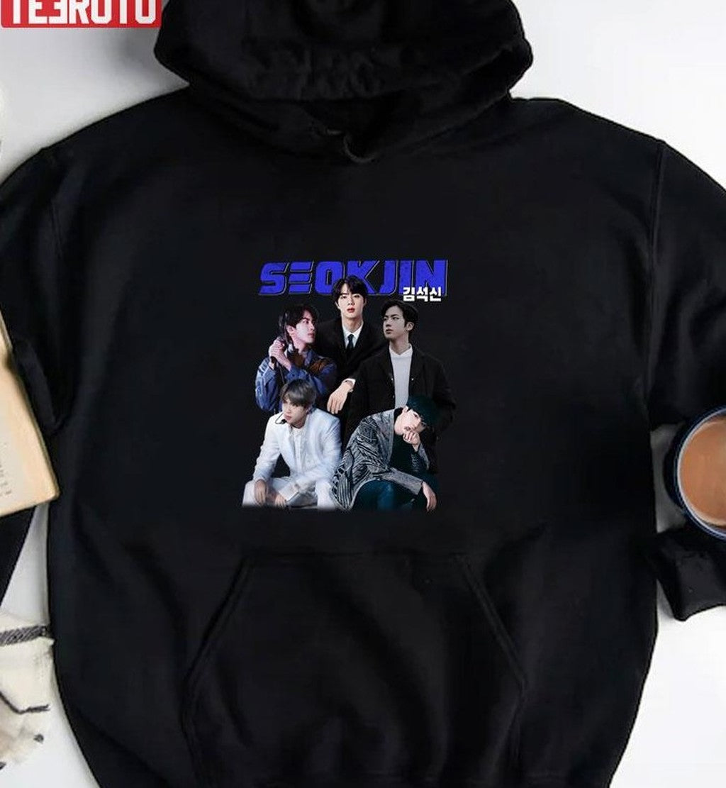 Seok-Jin Vintage Look Korean Pop Bootleg Raptee Unisex T-Shirt