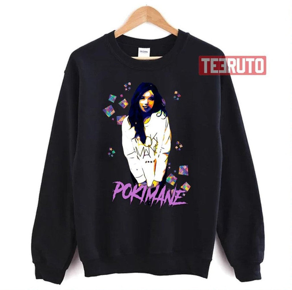 Pokimane Funny Digital Art Unisex Sweatshirt