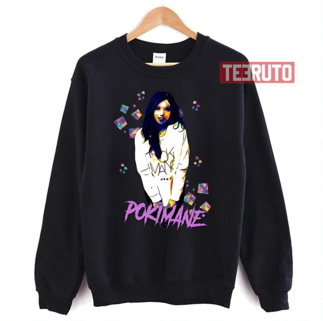 Pokimane Funny Digital Art Unisex Sweatshirt