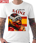 Animated Design Formula 1 Carlos Sainz Unisex T-Shirt