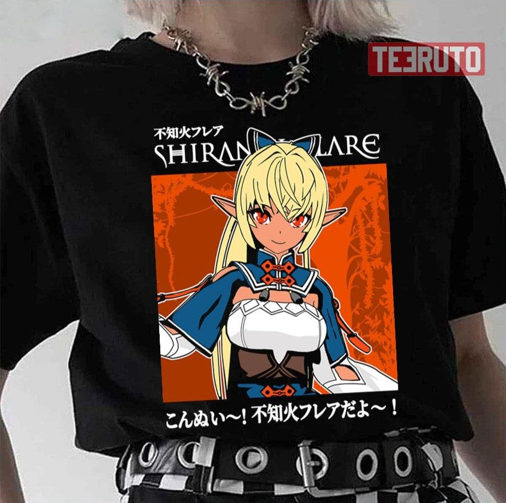 Shiranui Flare Holofantasy Hololive Graphic Unisex T-Shirt