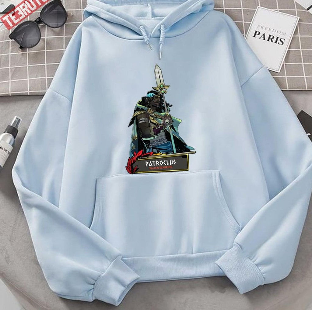 Patroclus Fallen Warrior Heroic Stance Hades Game Unisex Hoodie