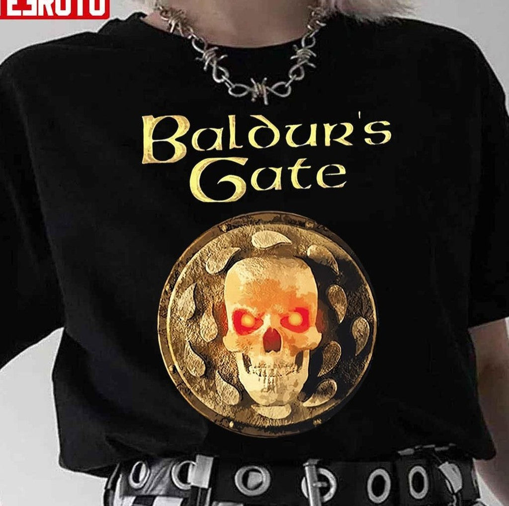 Baldur Gate Skeleton Game Unisex T-Shirt