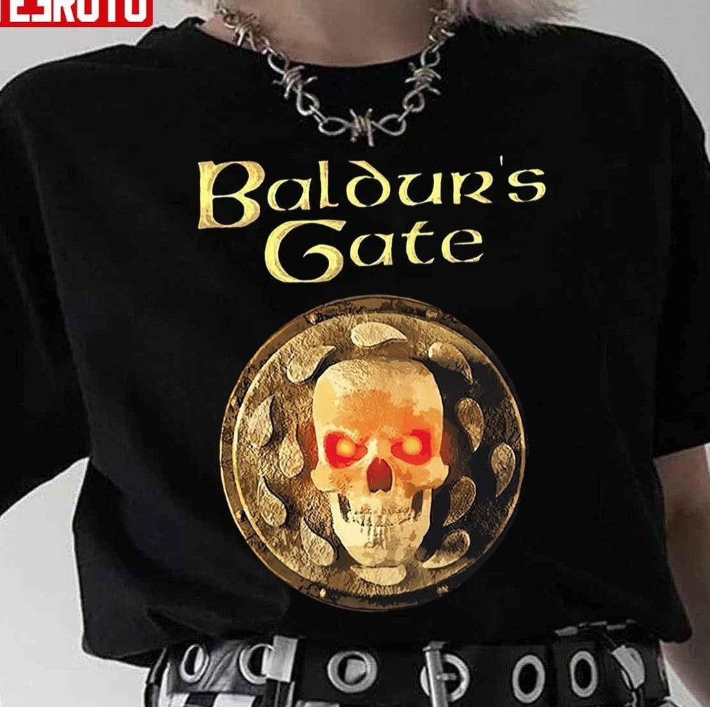 Baldur Gate Skeleton Game Unisex T-Shirt