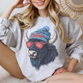 Buffalo Football Crewneck Sweatshirt, Vintage Fan Gifts for Game Day, Trendy Sports Apparel, Unisex Buffalo Sweatshirt, Football Fan Gear, Game Day Sh