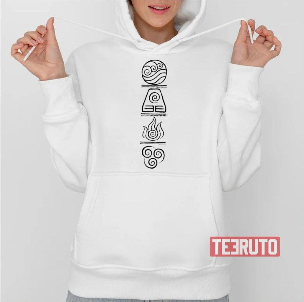 The Avatar Symbols Design Unisex Sweatshirt