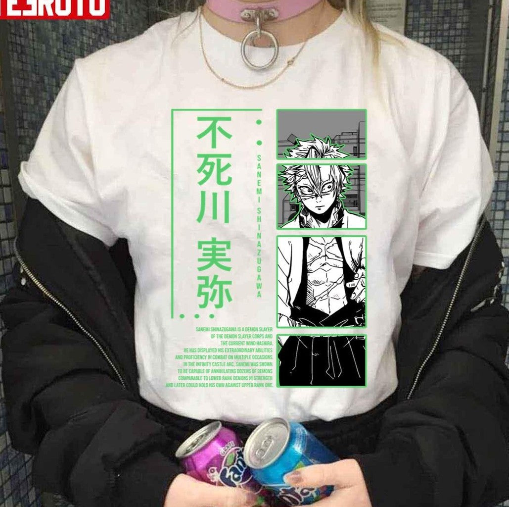 Shinazugawa Sanemi Wind Pillar Unisex T-Shirt