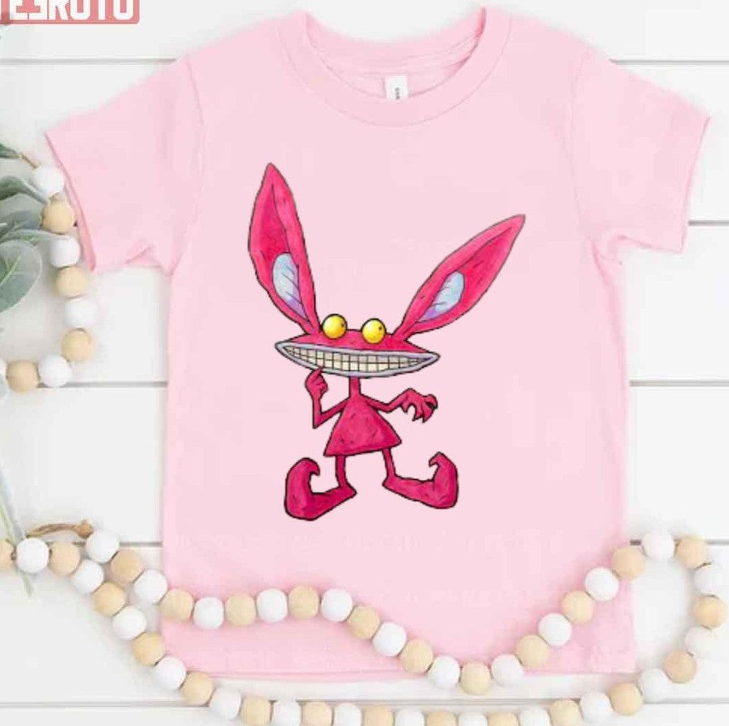 Pink Monster Aaahh Real Monsters Oblina Unisex T-Shirt