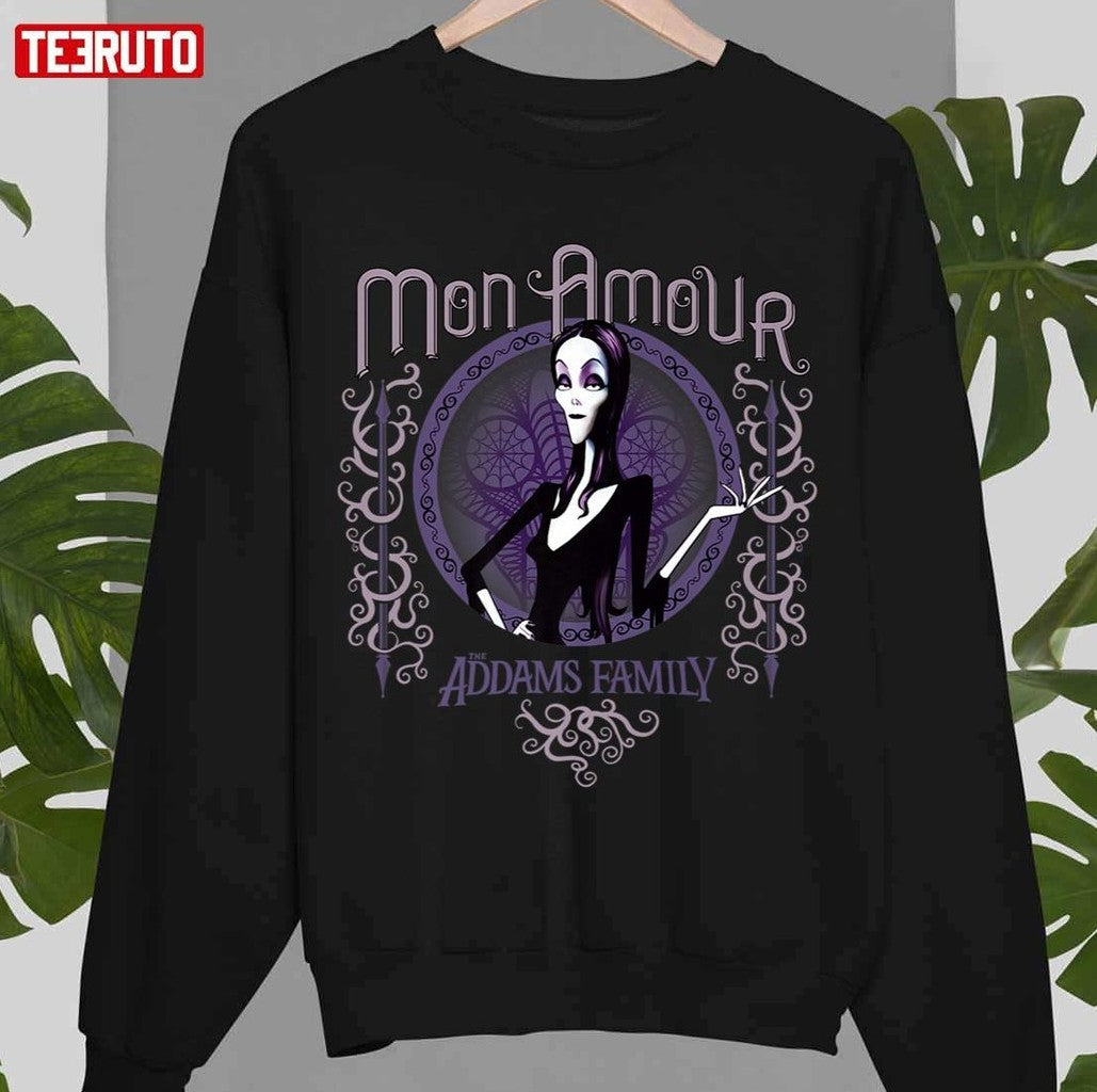 Morticia Addams Mon Amour Addams FamilyUnisex Sweatshirt