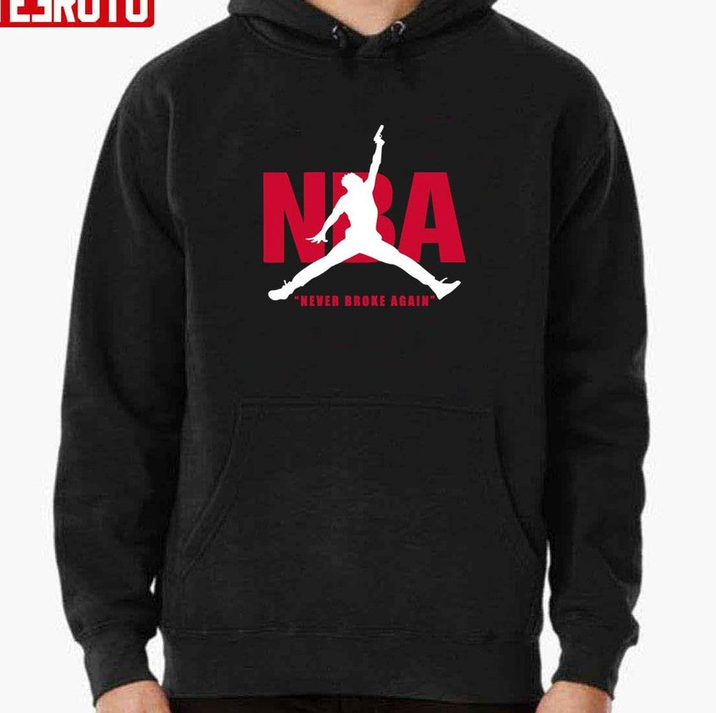 NBA Logo Never Broke Again NBA Youngboy Design Unisex Hoodie