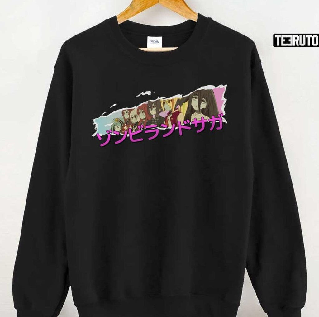 Anime Zombie Idol Zombieland Saga Japanese Unisex T-Shirt