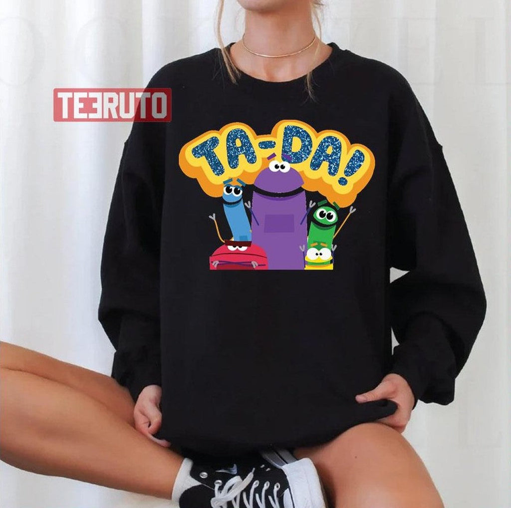 Ta Da Funny Moment Storybots Illustration Unisex Sweatshirt