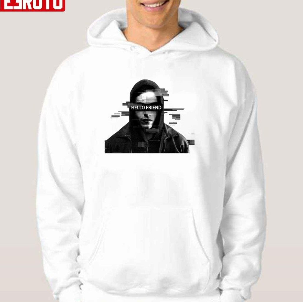 Mr Glitch Hello Friend Unisex T-Shirt