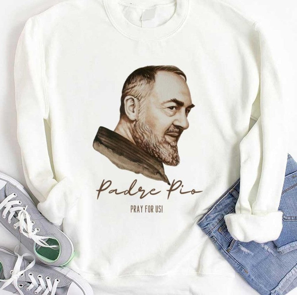 Pray For Usi Padre Pio St Father Pio Italy Unisex T-shirt