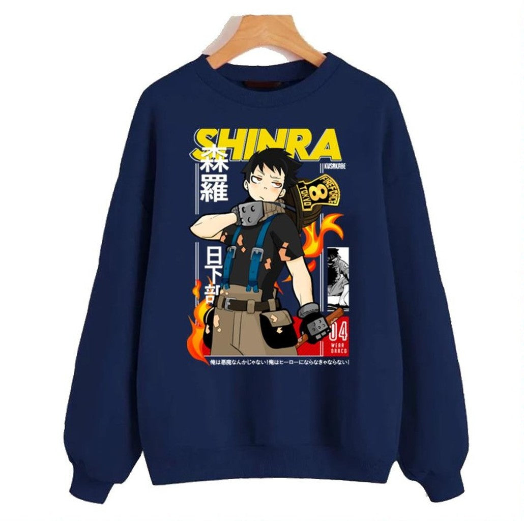 Shinra Kusakabe Fire Force Cool Design Unisex Sweatshirt
