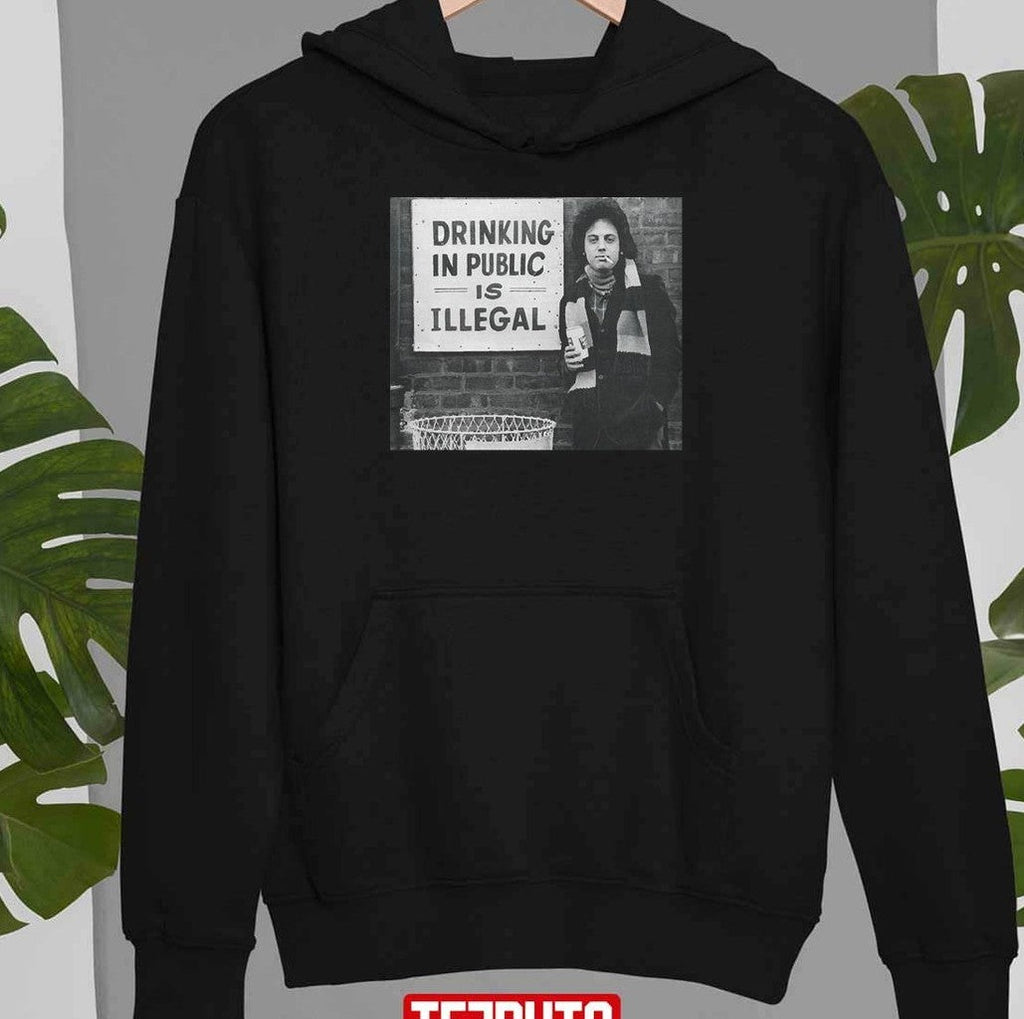 Billy Joel Drink In Public Is Illegal Vintage Unisex T-Shirt