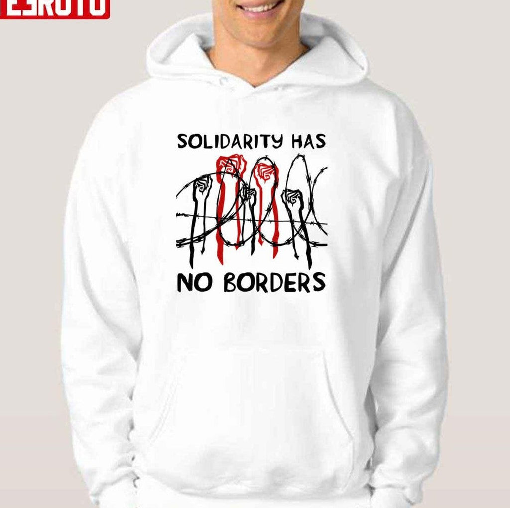 Solidarity Has No Borders Immigrant Refugee Abolish Ice Unisex T-Shirt