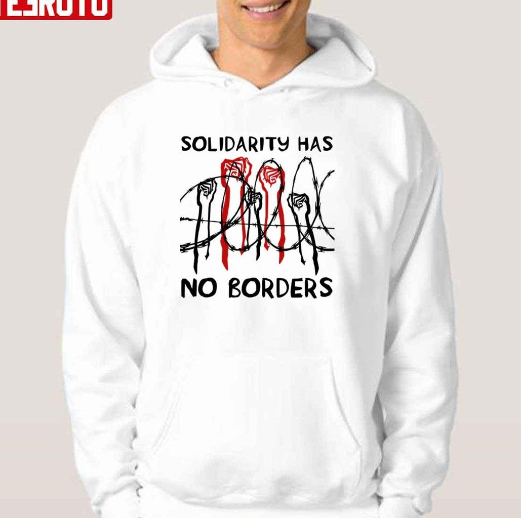 Solidarity Has No Borders Immigrant Refugee Abolish Ice Unisex T-Shirt