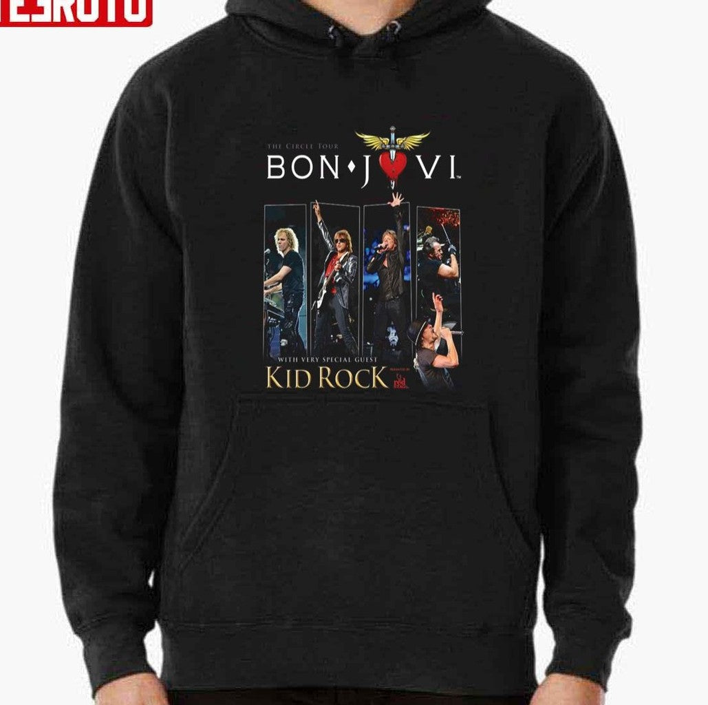 The Circle Tour Bon Jovi With Special Guest Kid Rock Unisex T-Shirt