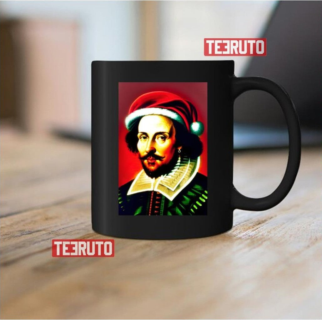 Santa Shakespeare Celebrity Christmas Unisex Sweatshirt