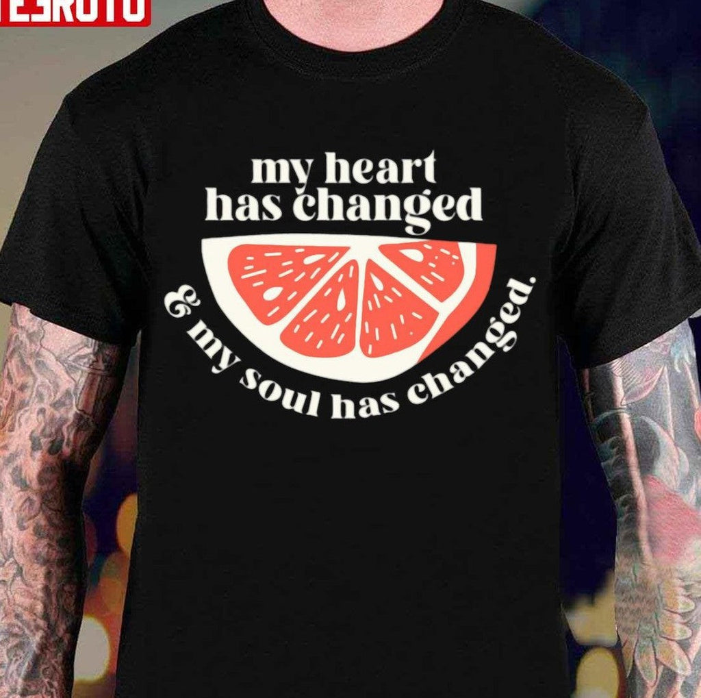 My Heart Has Changed Noah Kahan Orange Juice Unisex T-Shirt