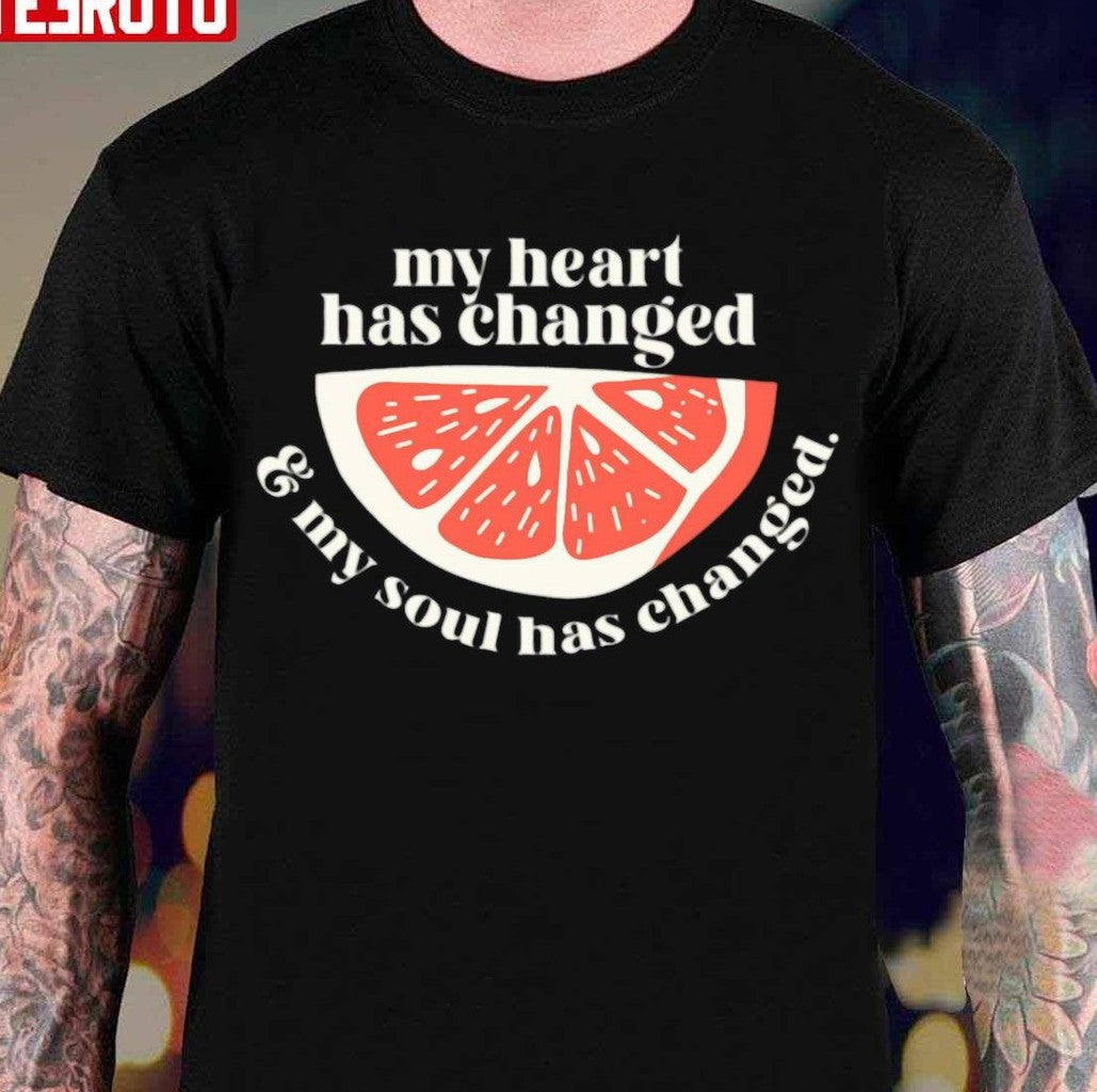 My Heart Has Changed Noah Kahan Orange Juice Unisex T-Shirt