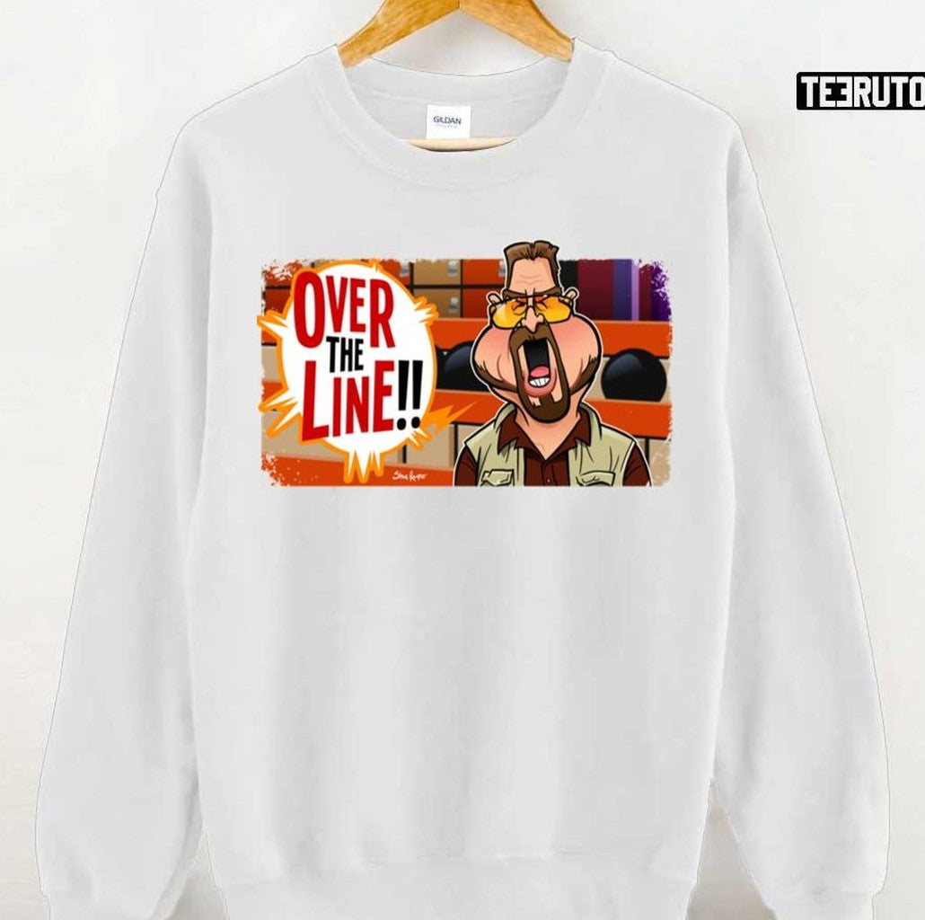 Over The Line The Big Lebowski Unisex T-Shirt