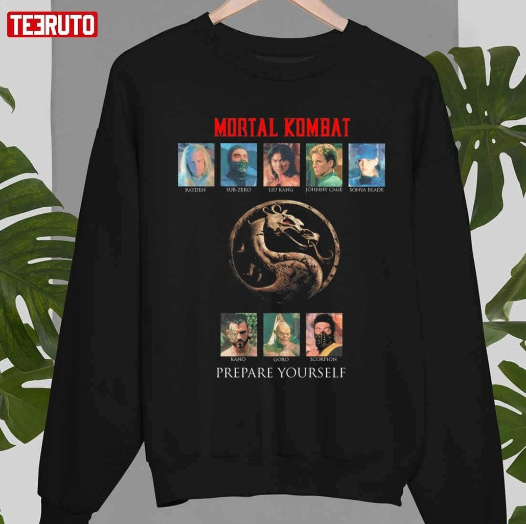 Mortal Kombat Oldskool 90s Prepare Yourself Unisex T-Shirt