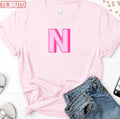 N Pink Preppy Unisex T-Shirt