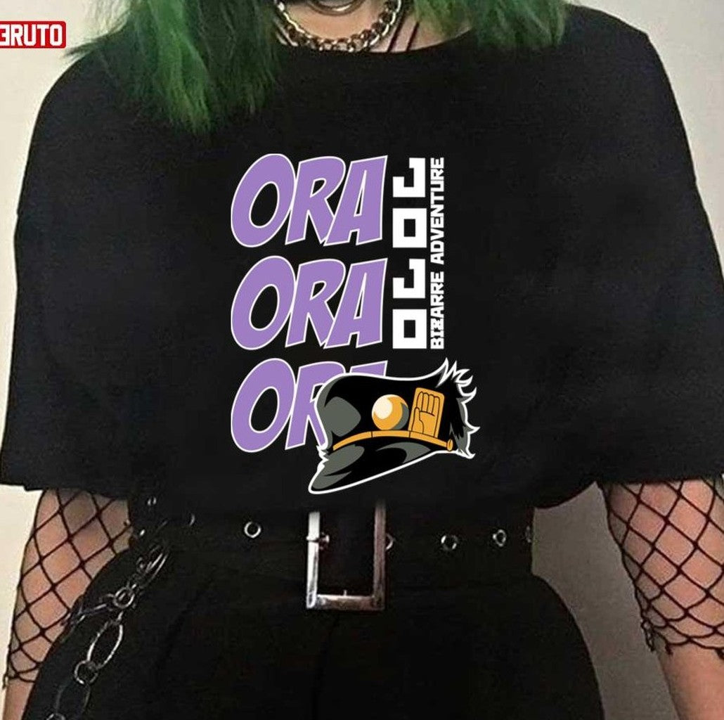 Ora Ora Ora Dark JoJo's Bizarre Adventure Unisex T-shirt