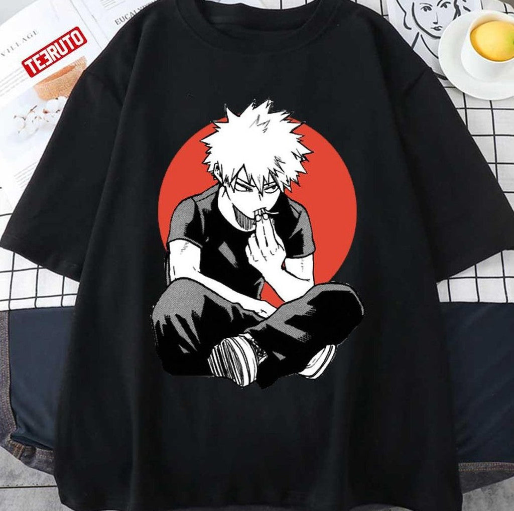 Bakugo Fries My Hero Academia Anime Unisex T-shirt