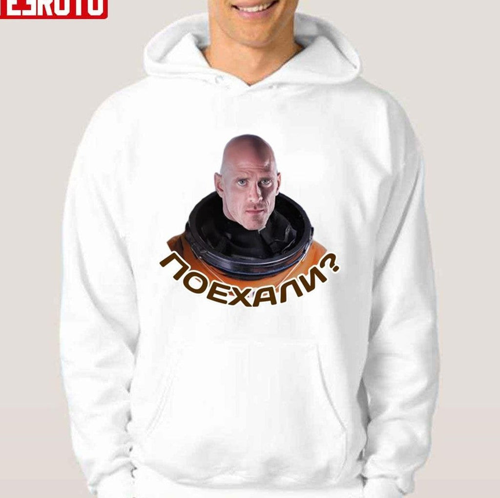 Portrait Johnny Sins Astronaut Unisex T-shirt