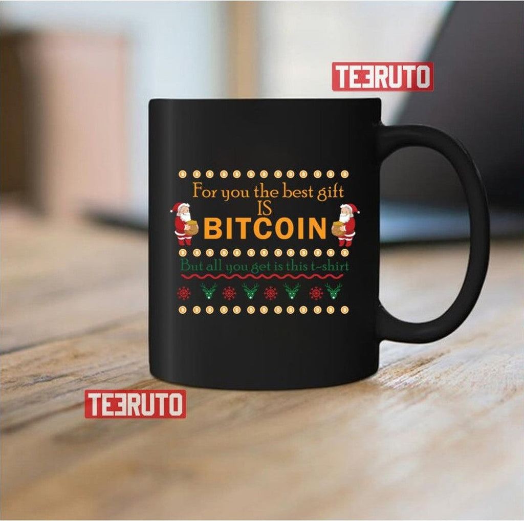 Bitcoin Logo Crypto Currency Christmas Sweatshirt