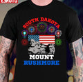 South Dakota Mount Rushmore 4th Of July Unisex T-Shirt